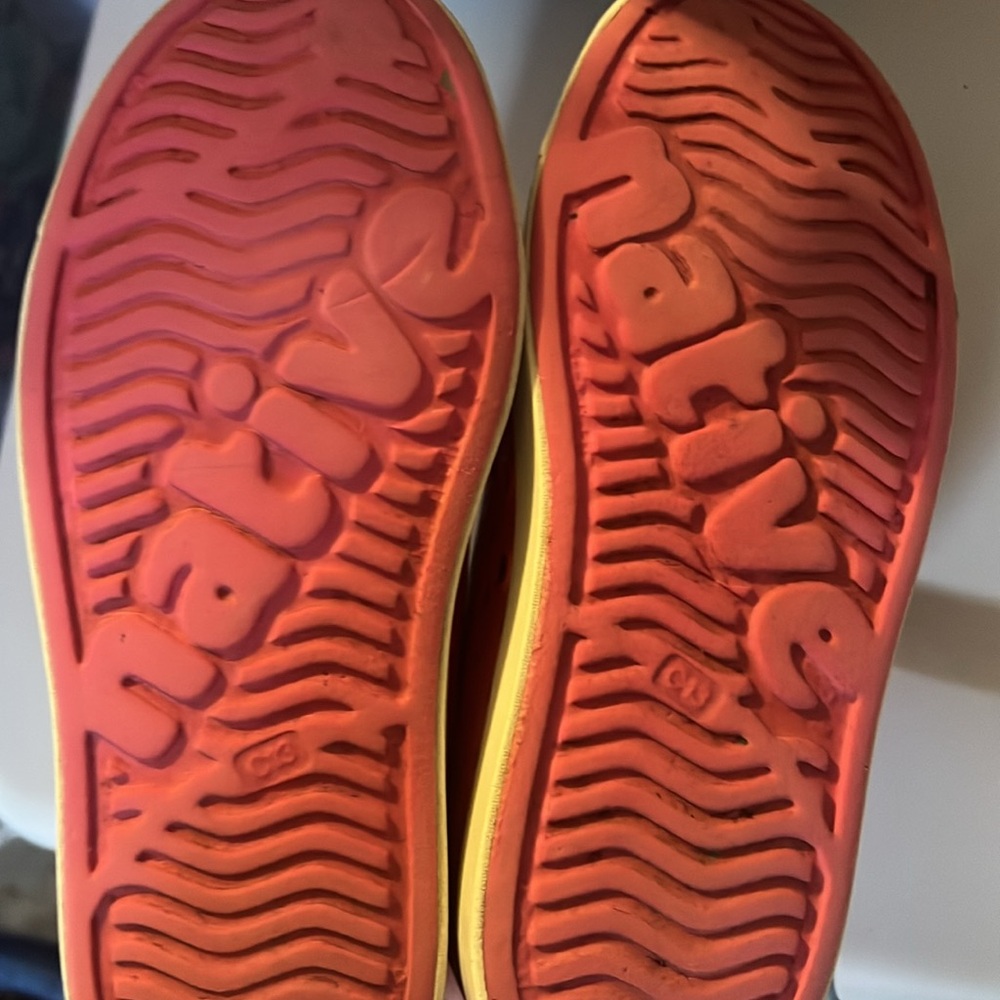 Native pink and Cream Perforated Slip-Ons - Picture 3 of 3